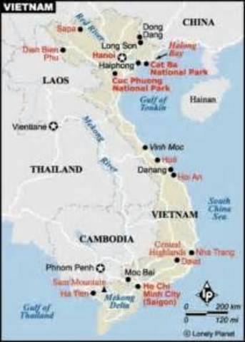 U.S sends troops to Vietnam