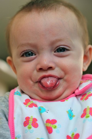 Makes sounds to show joy and displeasure