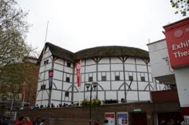 shakespeare build globe theater