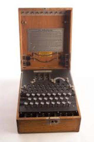 The birth of the enigma machine.