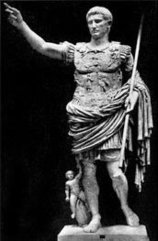 Caesar Augustus becomes Emperor