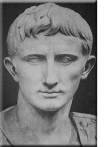 Caesar Augustus becomes Emperor