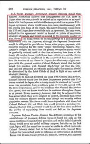 Macarthur's plan for Japan