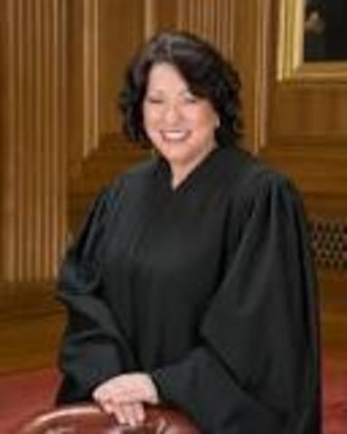 First Hispanic SCOTUS judge - Sonya Sotomayor