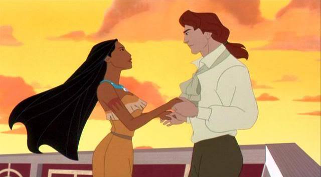 Pocahontas y John Rolfe viajan a Inglaterra