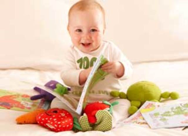 Hands you a book when he wants to hear a story