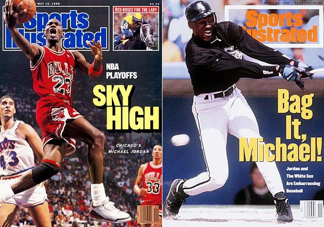Michael Jordan retires from basketball then plays baseball
