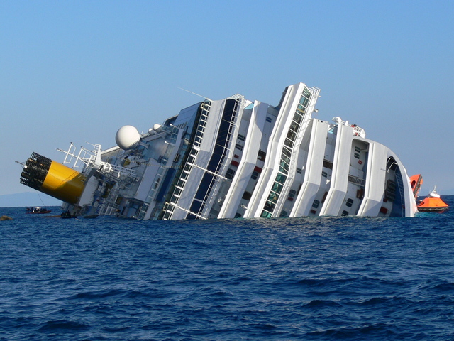 El naufragio del crucero Costa Concordia