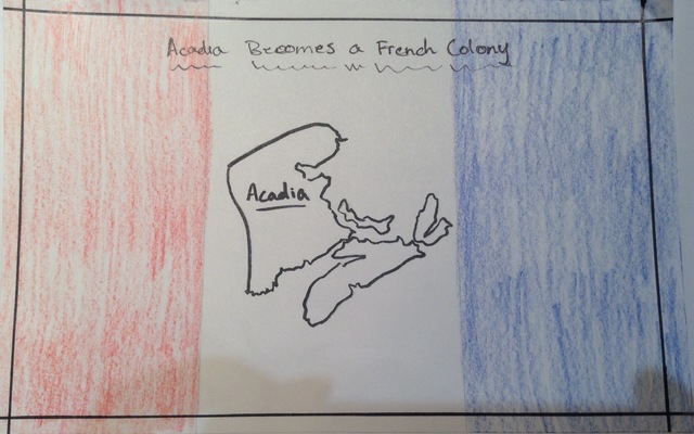 Acadia established as French colony