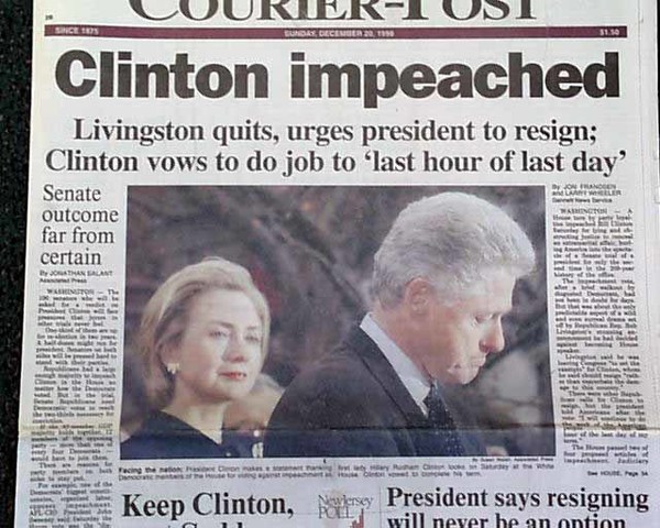 Impeachment of President Clinton