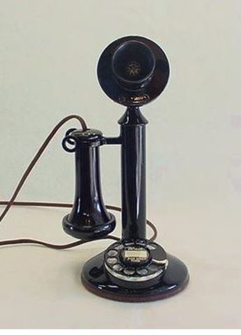 The candle stick dial phone