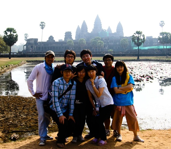 I went to Cambodia for mission work with my Christian club members.