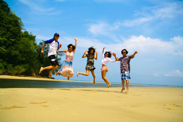 I went to Kota Kinabalu in Malaysia with my family.