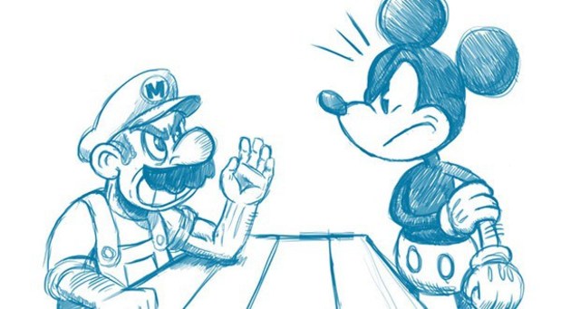 Mickey vs Mario 1990