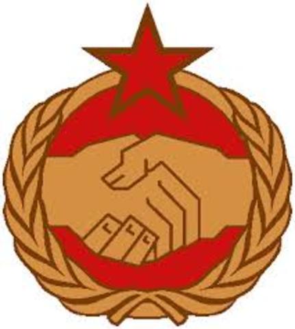 forming of warsaw pact