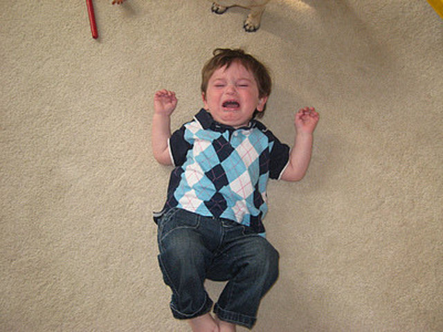 May have temper tantrums