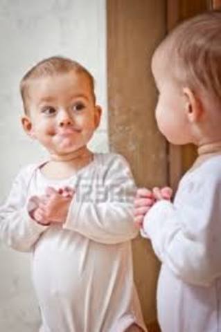 Likes to look at self in a mirror