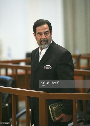 Saddam Hussein found guilty
