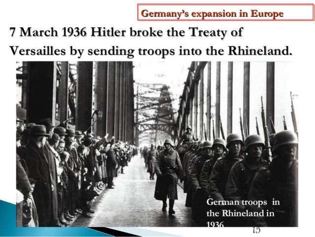 Hitler invades the Rhineland