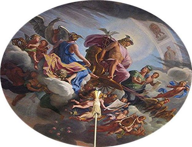 Paris goes to visit King Menelaus of Sparta