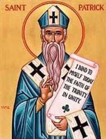 San Patricio es enviado a Irlanda por Roma