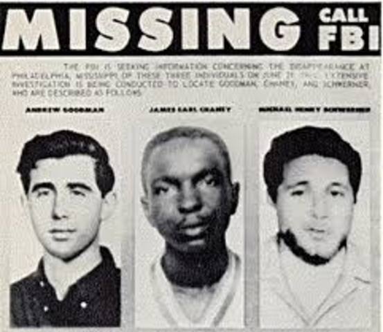 Murder of James Chaney, Andrew Goodman, Michael Schwerner