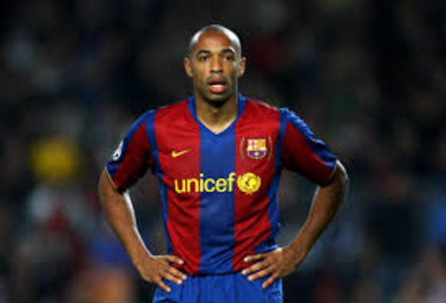 Thierry Henry Transfert a Barcelona pour 24.00m