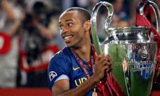 Thierry Henry Gagne le Treble avec Barcelona