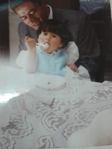 con mi padre Luis Arturo Fuentes