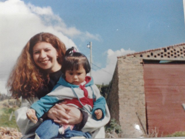 con mi tía yaneth, la más consentidora