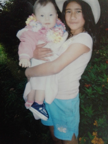 con mi primita paulis