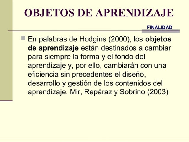 2000 HODGINS WAYNE " OBJETOS DE APRENDIZAJE"
