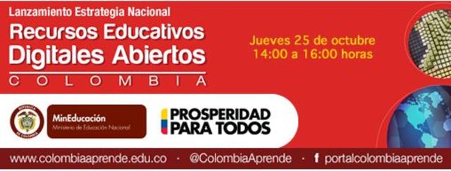 Lanzamiento Recursos Educativos Digitales Abiertos en Colombia