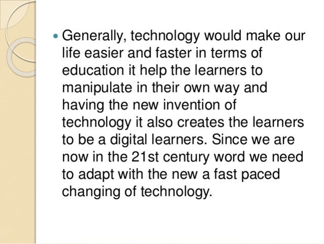 IMPORTANCE OF TECHNOLOGY IN EDUCATION VIDEO