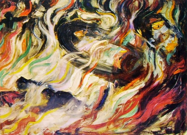 Stati d'animo: Gli addii (I versione), Boccioni