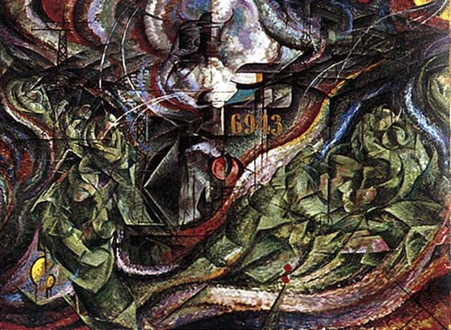Stati d'animo: Gli addii (II versione), Boccioni