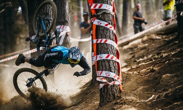 un mal día de carrera