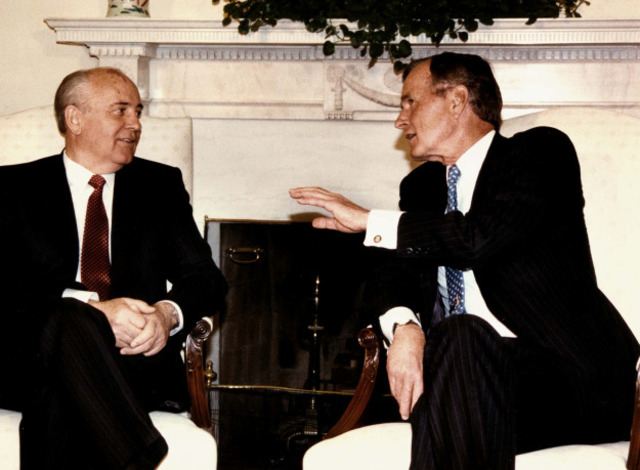 Bush and Gorbachev Hold Summit