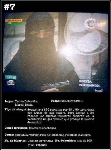 Atentado al Teatro Dubrovka de Rusia