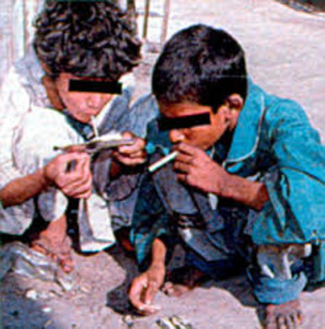 La drogadicciòn en la infancia de la actualidad.