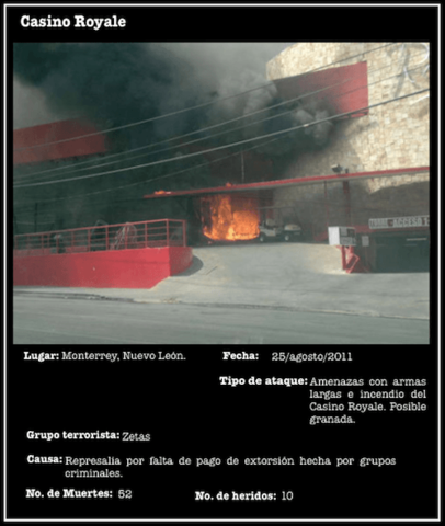 Atentado en Monterrey