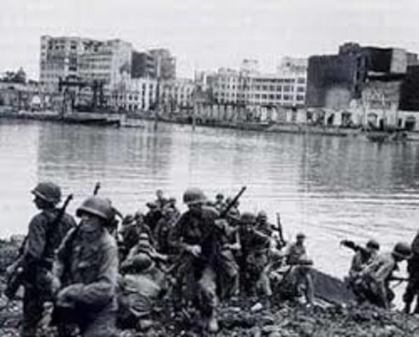 US Troops land in the Philippines