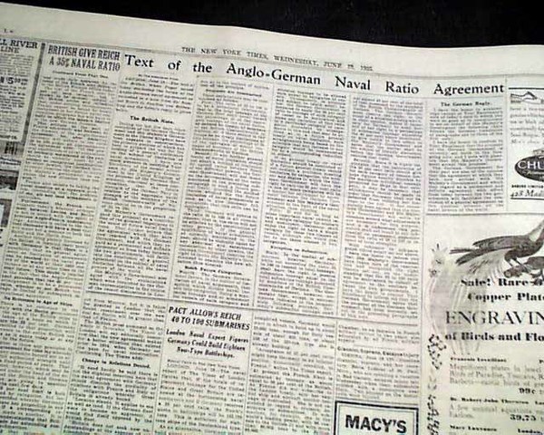 Anglo-German naval agreement