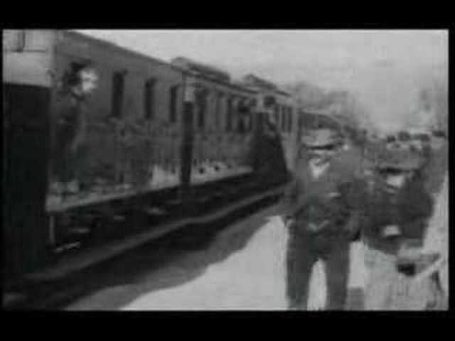Arribada del tren a l'estació (Lumiere)