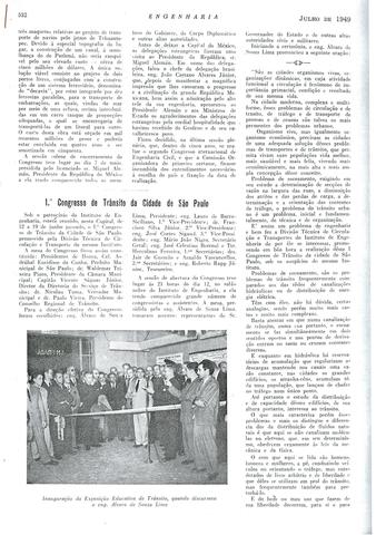 I Congresso de Trânsito da Cidade de São Paulo