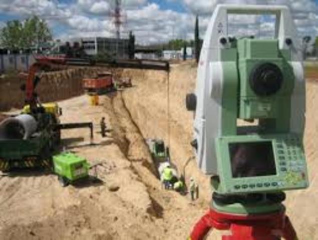 mi primer trabajo en topografia