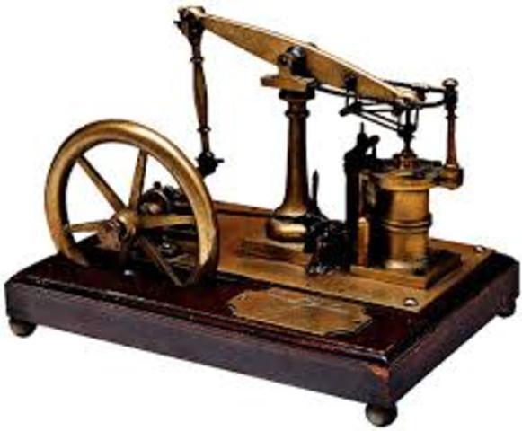 Telar mecánico inventado por Edmund Cartwright