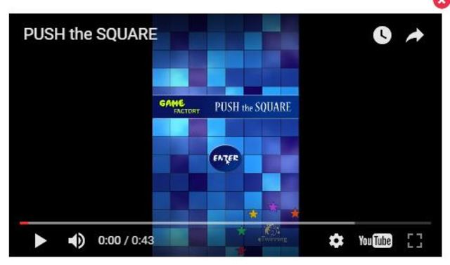 Beta version of PUSH the SQUARE