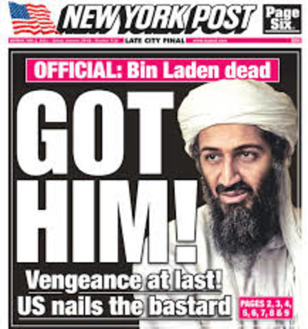 Osama bin Laden is killed