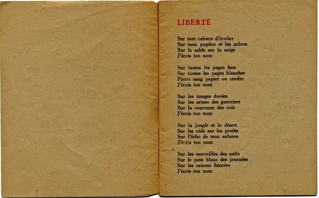 Poema Liberté